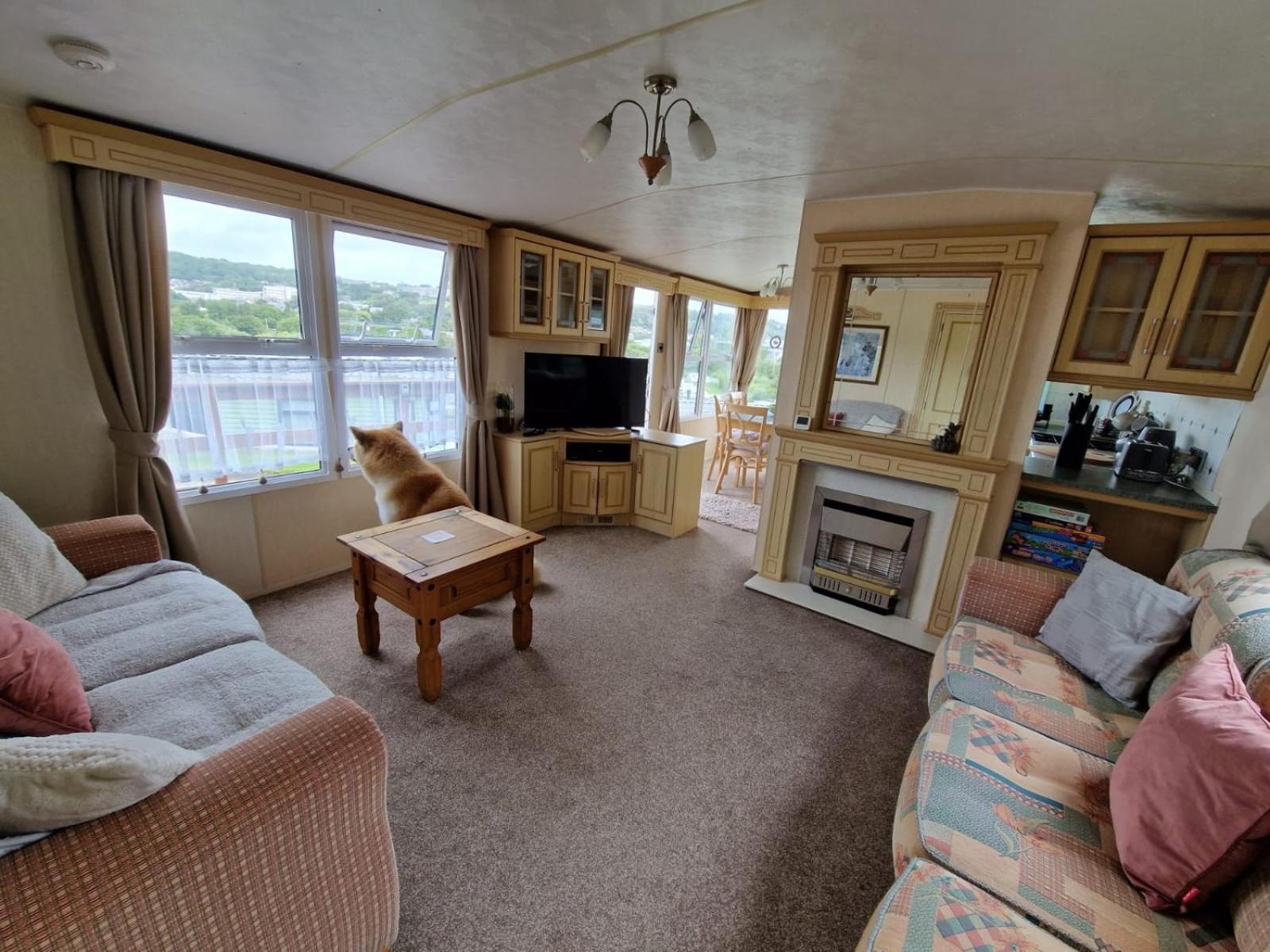 Haven On The Hill 2 Bed Caravan With Town Views Of Aberystwyth F7 מראה חיצוני תמונה