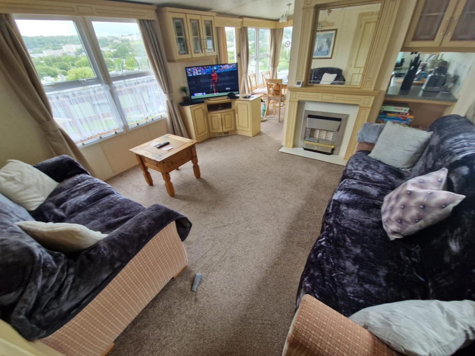 Haven On The Hill 2 Bed Caravan With Town Views Of Aberystwyth F7 מראה חיצוני תמונה