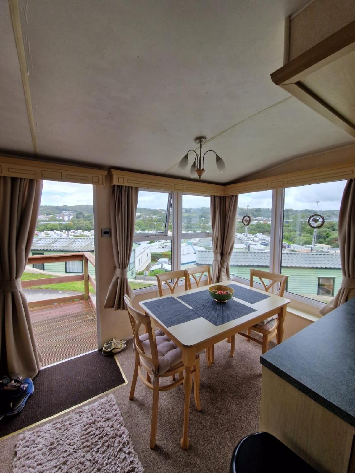 Haven On The Hill 2 Bed Caravan With Town Views Of Aberystwyth F7 מראה חיצוני תמונה